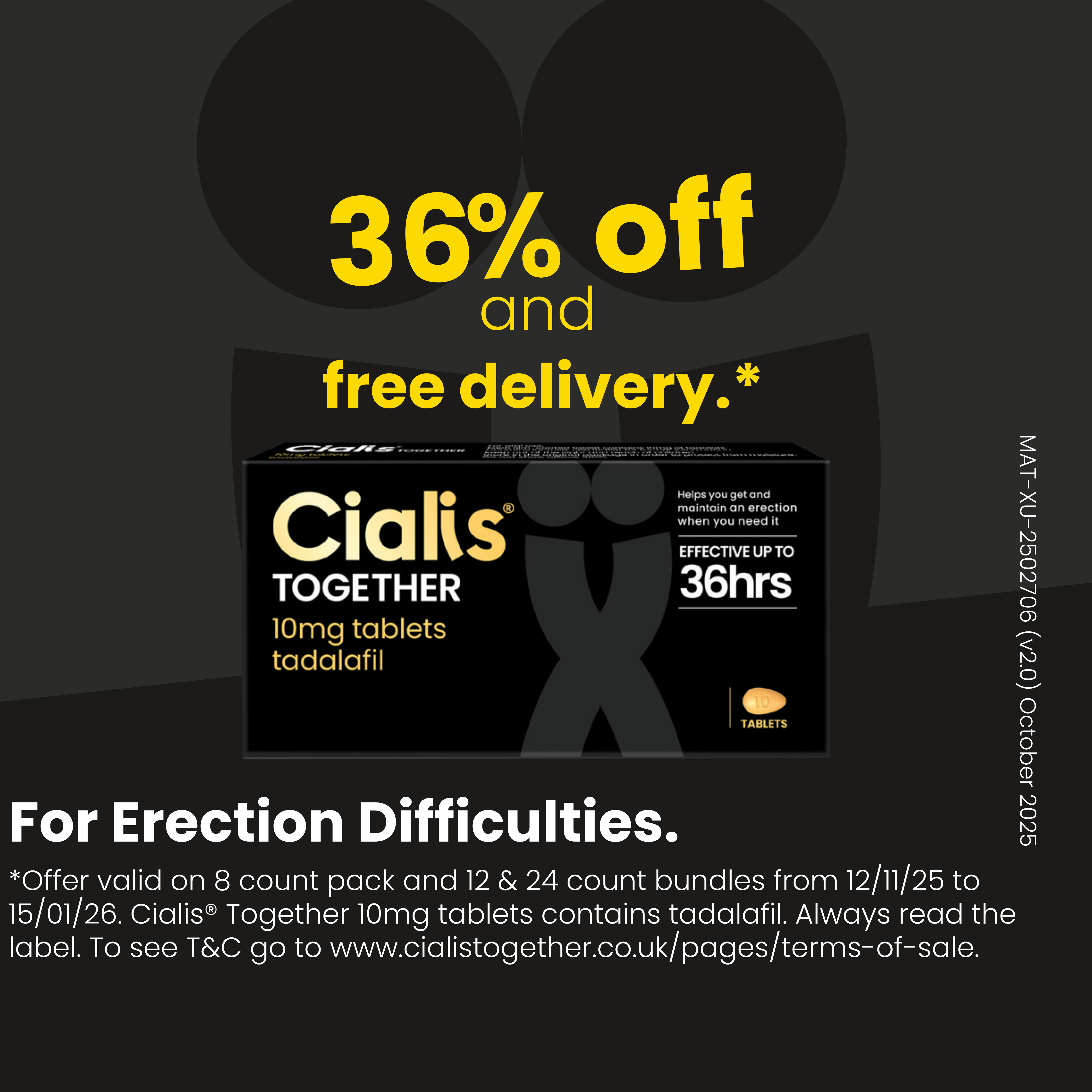 Cialis® Together 10mg tablets